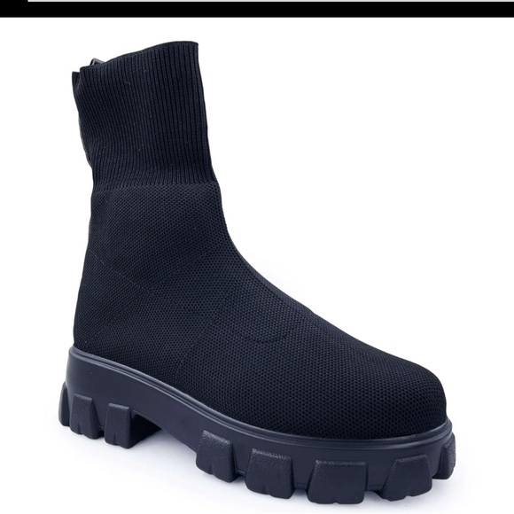 ASOS Platform Sock Boot - Picture 1 of 4